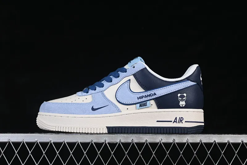 All categories Nk Air Force 1 Air Force series Nk Air Force 1 Low Air Force low top Nike Air Force 1'07 Low Violent Bear joint North Carolina blue double hook Air Force 1 low top casual sneakers XD9314-616